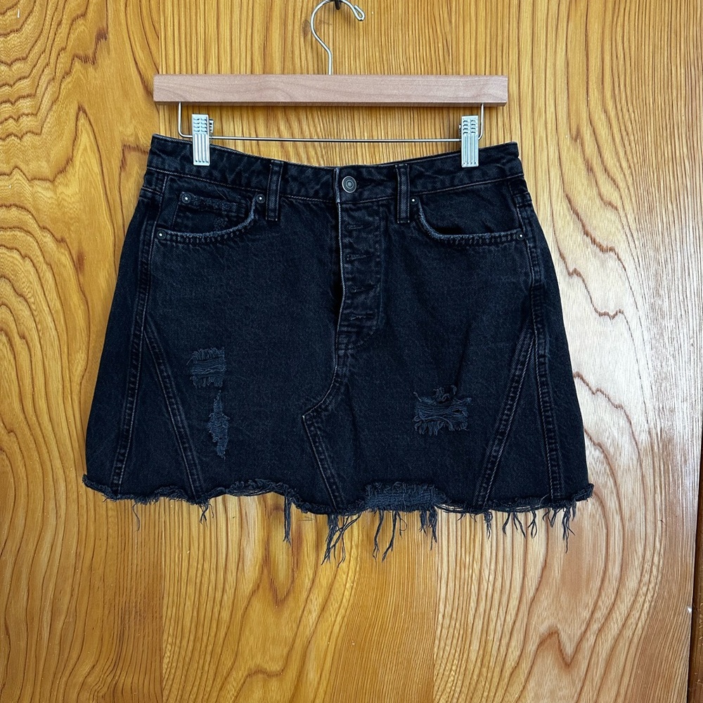 Distressed Free People Skirt